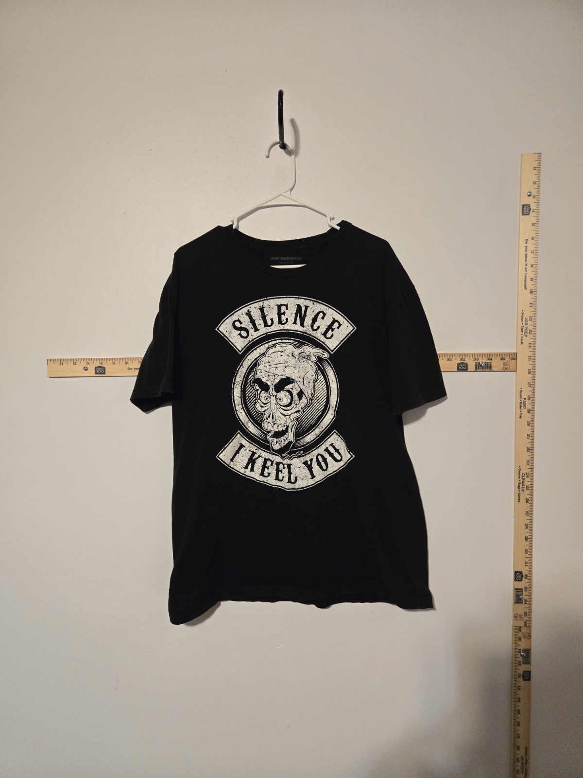 Jeff Dunham Achmed Silence I Kill You T Shirt XL Black Comedy Graphic T