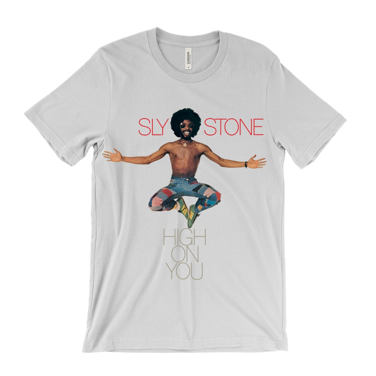 Sly Stone High On You T Shirt – Funkadelic, Family Affair, Everyday People