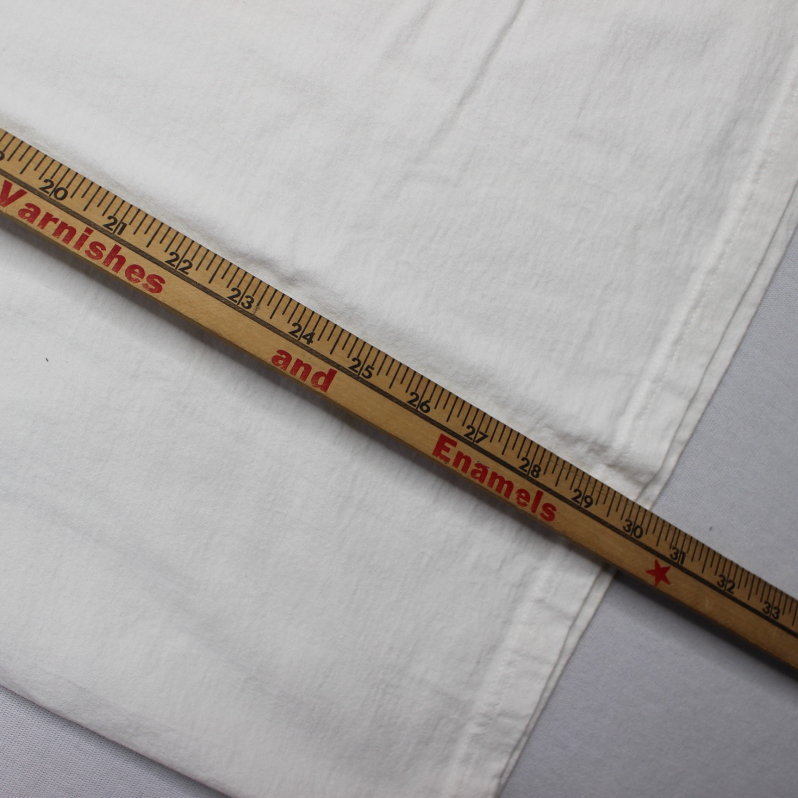 Vintage Pluma T Shirt Blank XL White Heavyweight Cotton 90s Casual RARE distress