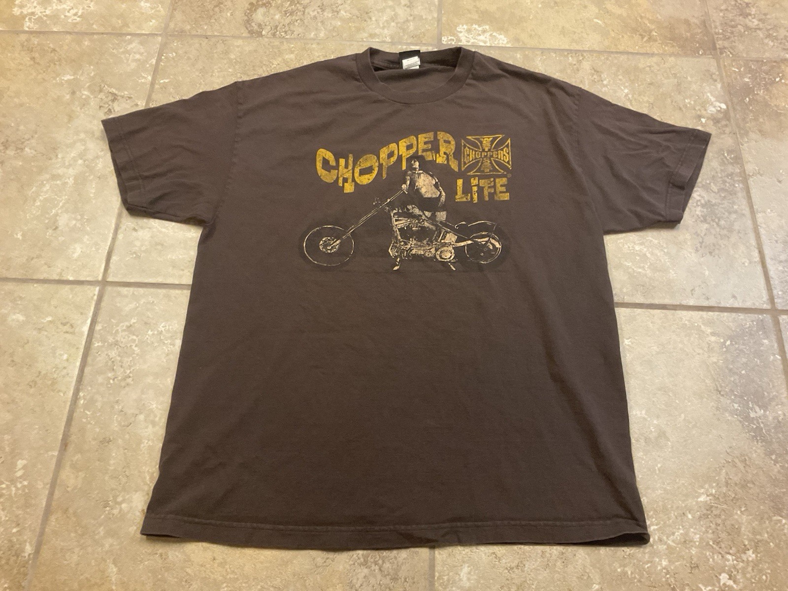 VTG West Coast Choppers Shirt Tee Mens XL Jesse James Motorcycle Chopper Life