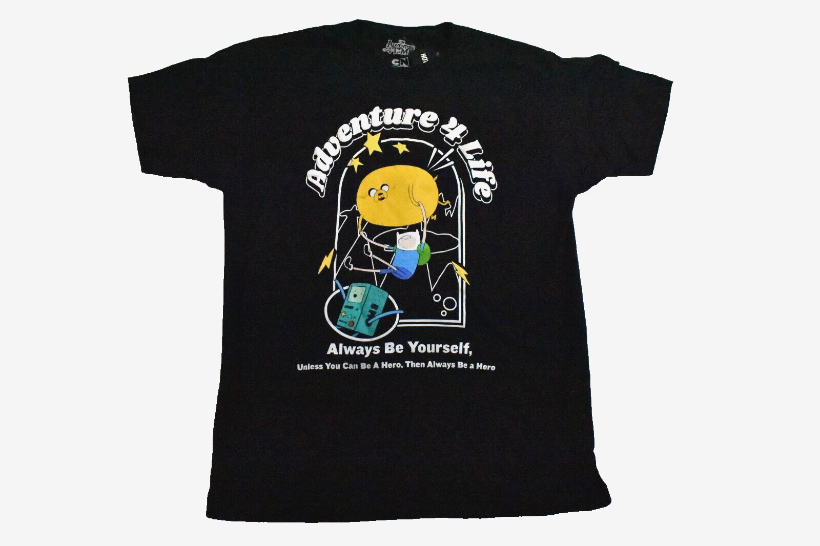 Adventure Time Mens Finn & Jake Adventure 4 Life Funny Cartoon Shirt New XS-3XL