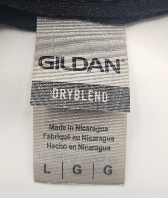 Gildan Mens Size Large T Shirt Black Fitgers Brewhouse Duluth Minnesota DryBlend