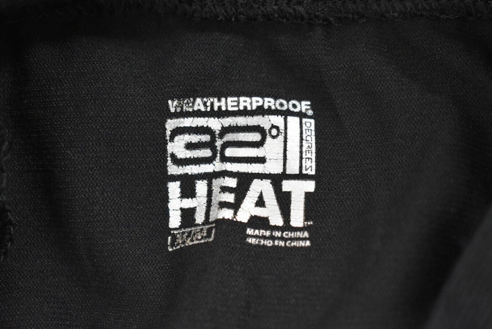 32 Degrees Heat Mens Black High Neck Stretch Comfort-Fit Long Sleeve T-Shirt M