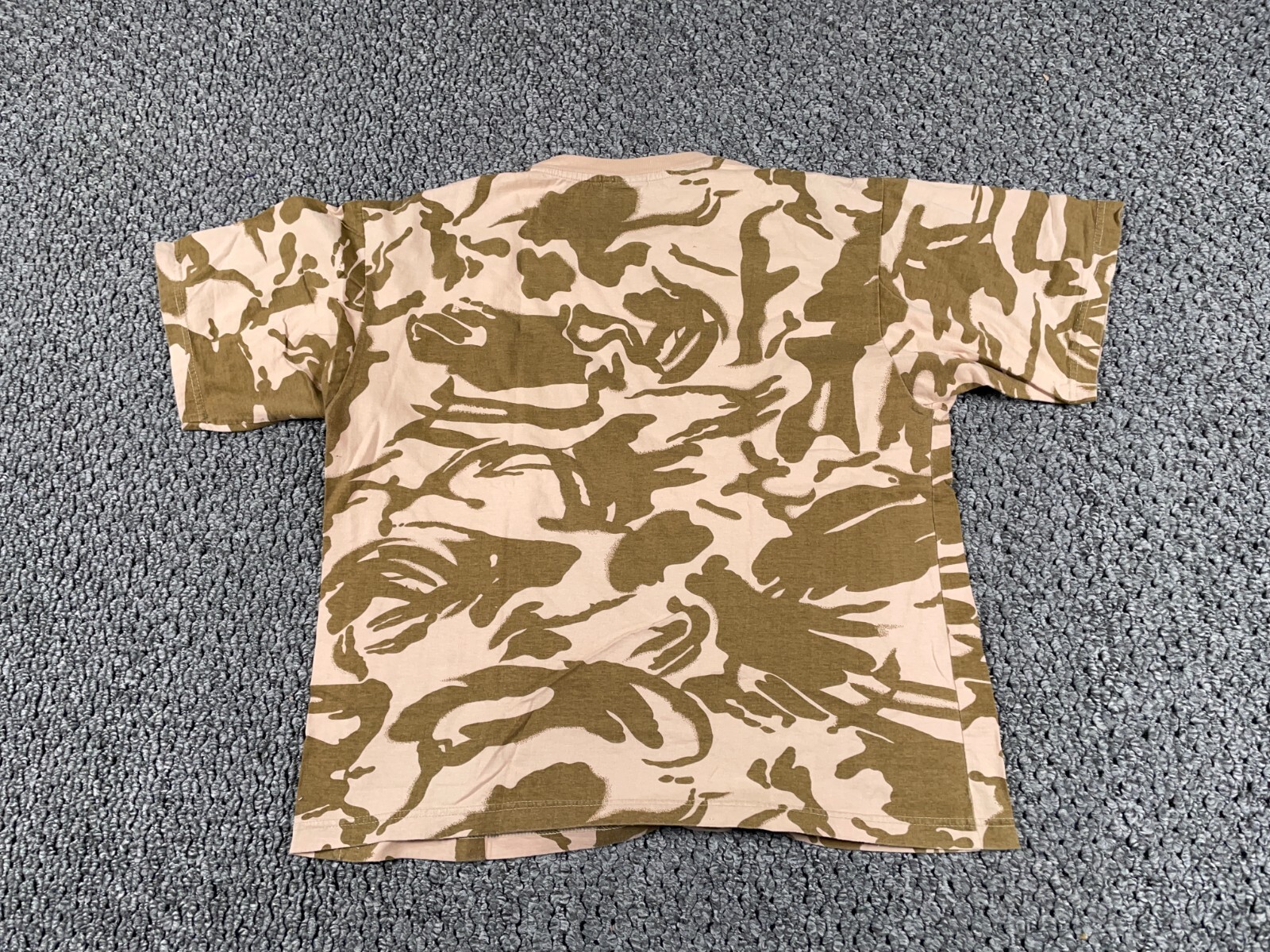 Mil-Tec Camouflage Pattern T-Shirt Adult XL Brown Camo Woodland Military Skater