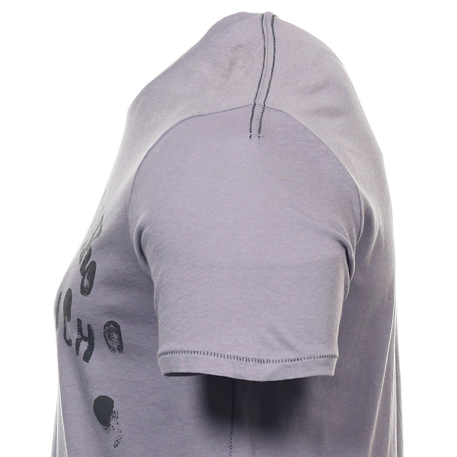 Converse Mens L Graphic T-Shirt Lavender Gray Like To Look Love To Touch Cotton