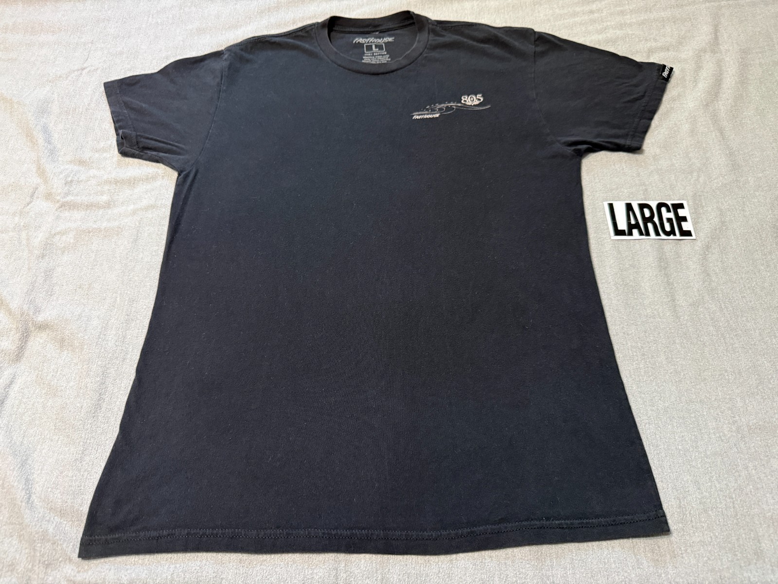 FASTHOUSE – Men&rsquo;s Short Sleeve L – LARGE – Black – F/H – Live and Let Live