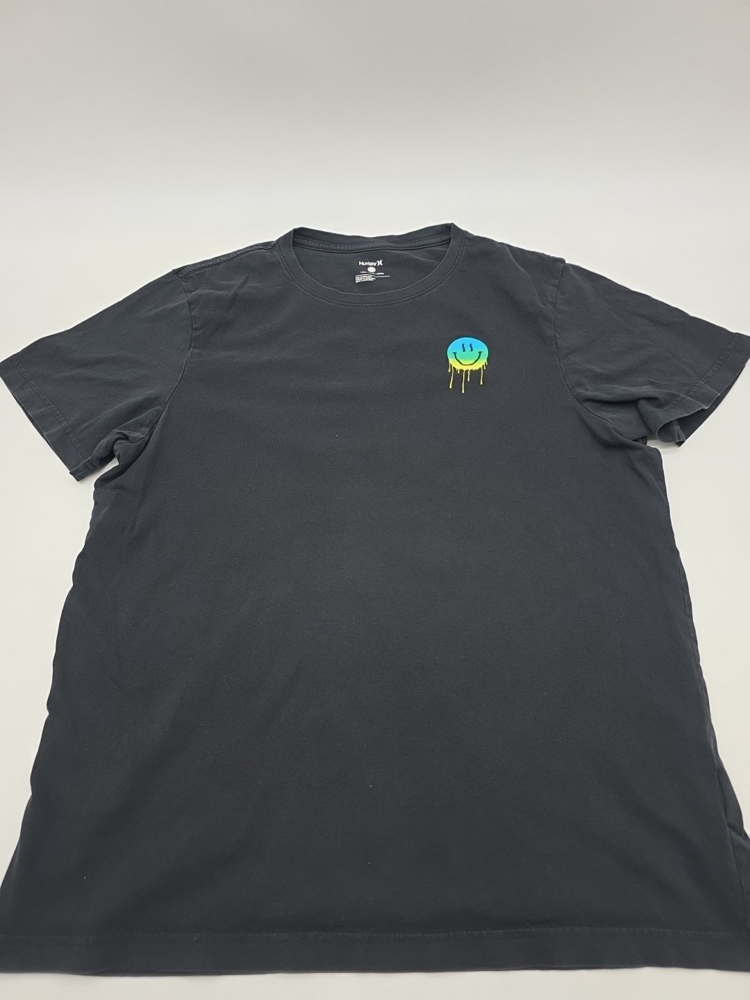 Hurley T-Shirt Men Large Black Graphic Print Logo…#46305