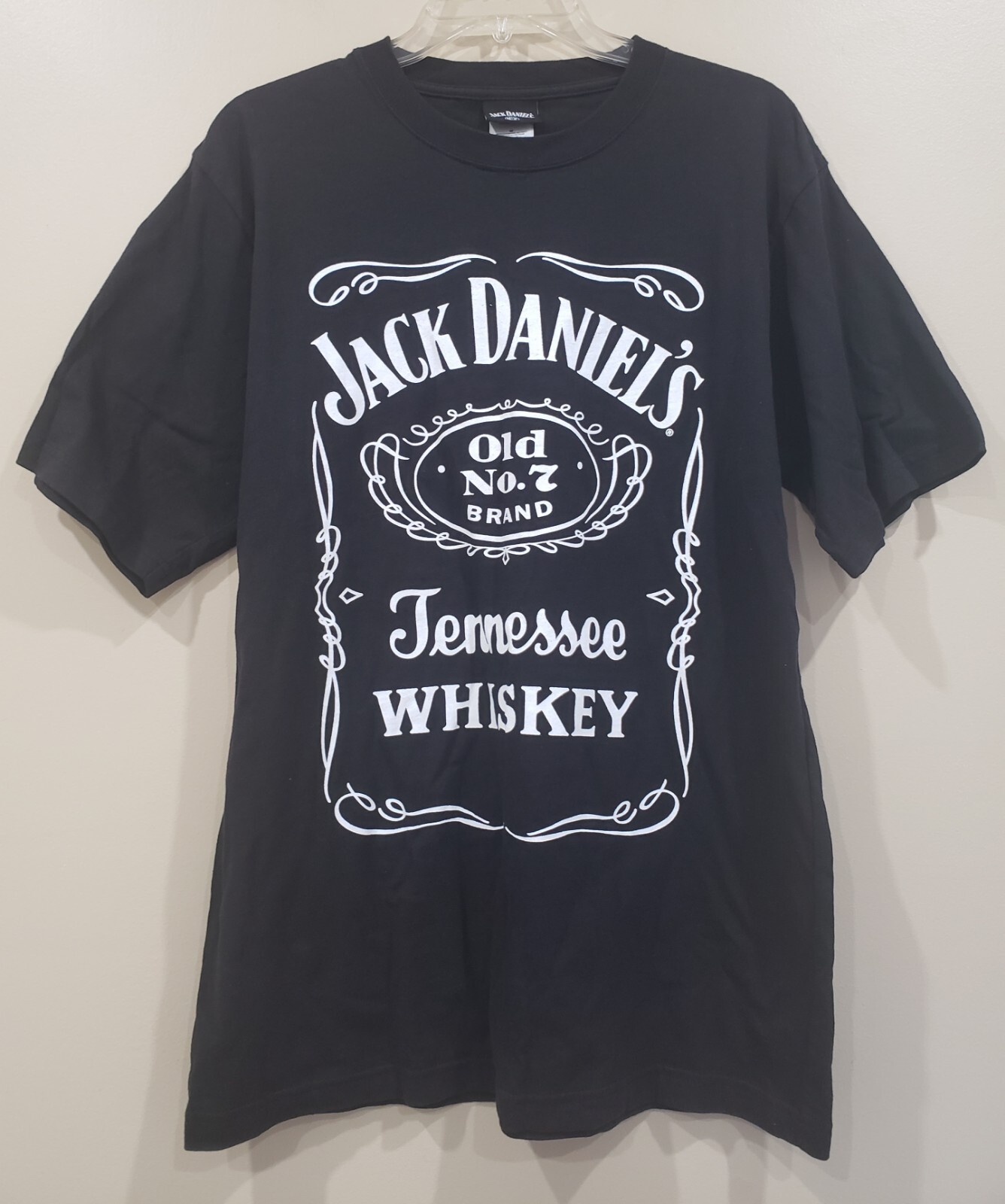 Jack Daniels Old No 7 Brand Tennesse Whiskey Black Label T-Shirt Size M