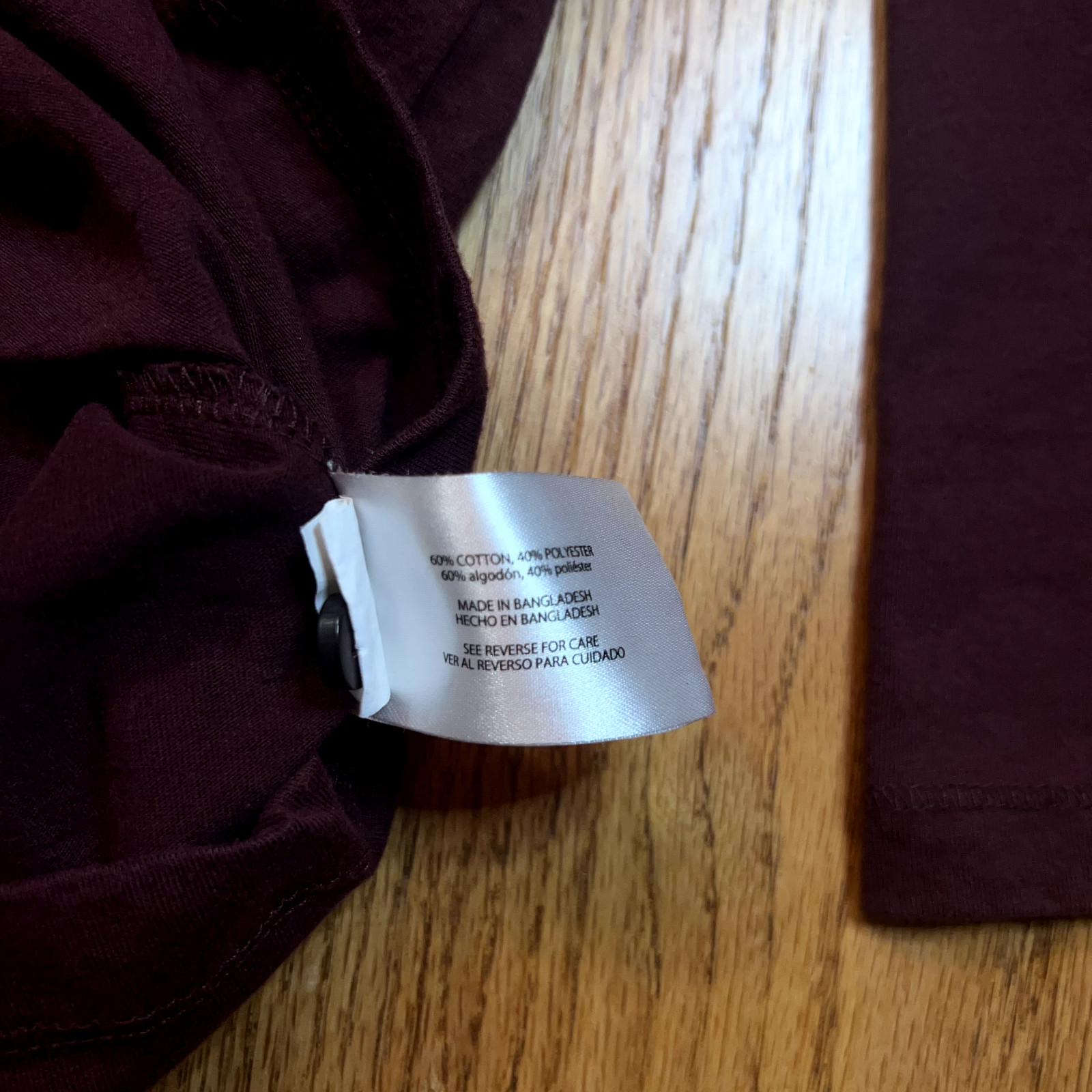 Woolrich Shirt Men&rsquo;s 2XL Maroon Henley Long Sleeve Casual Woven Cotton Blend