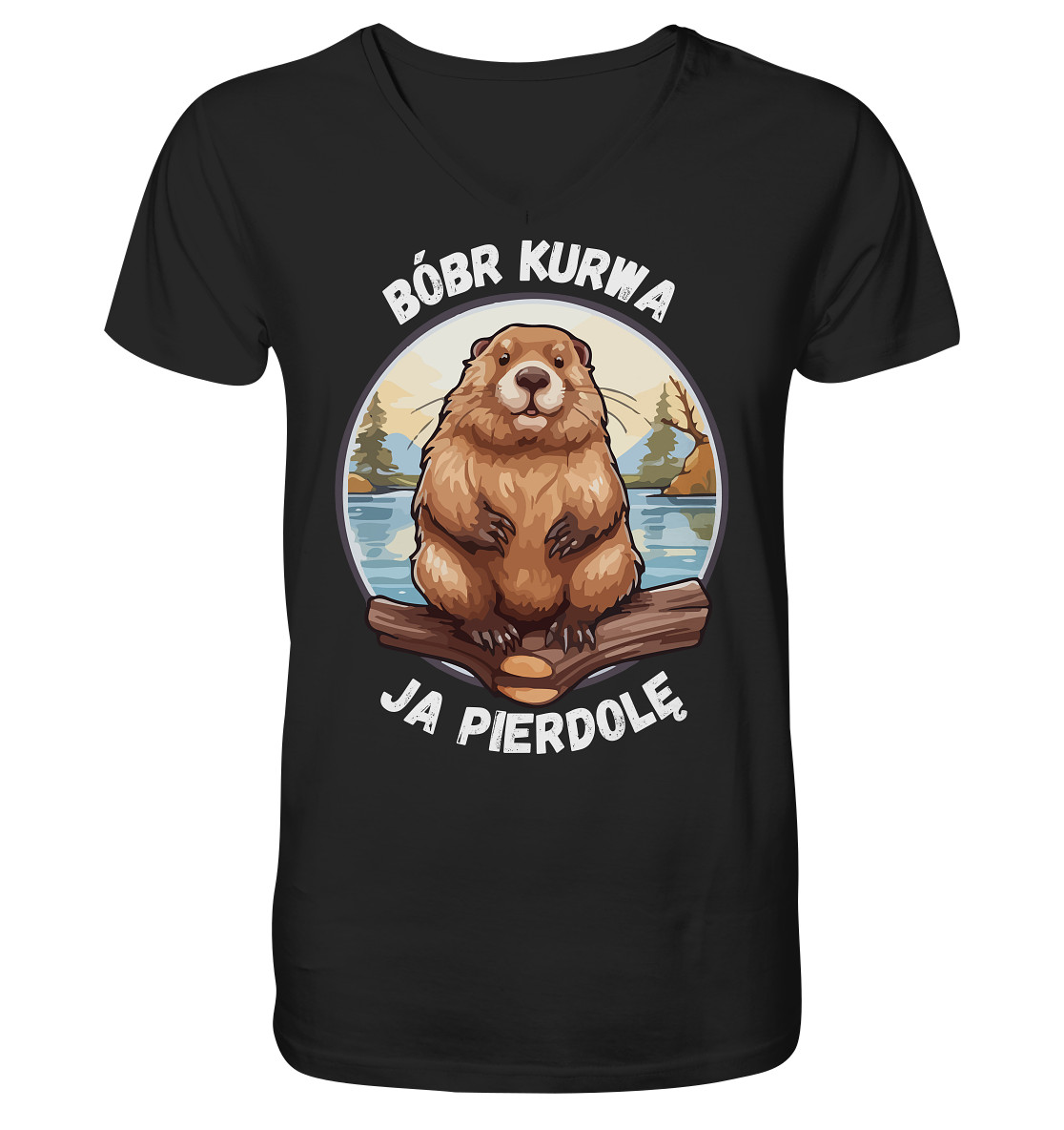 T-Shirt Bóbr Kurwa – Ja pierdolę – Meme – Fun – Bober – Bieber – Polnischer Hu