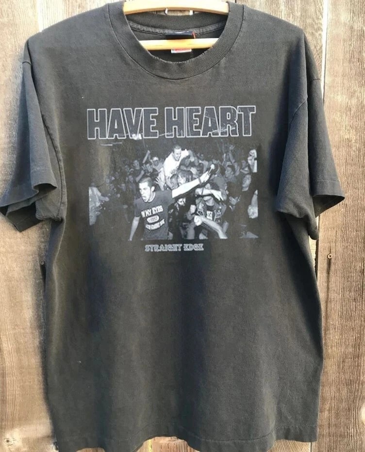 Have Heart Hardcore Band Graphic T Shirt Charcoal S-5XL