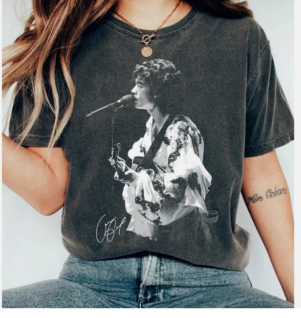 Conan Gray Wishbone World Tour 2026 dark heather color shirt