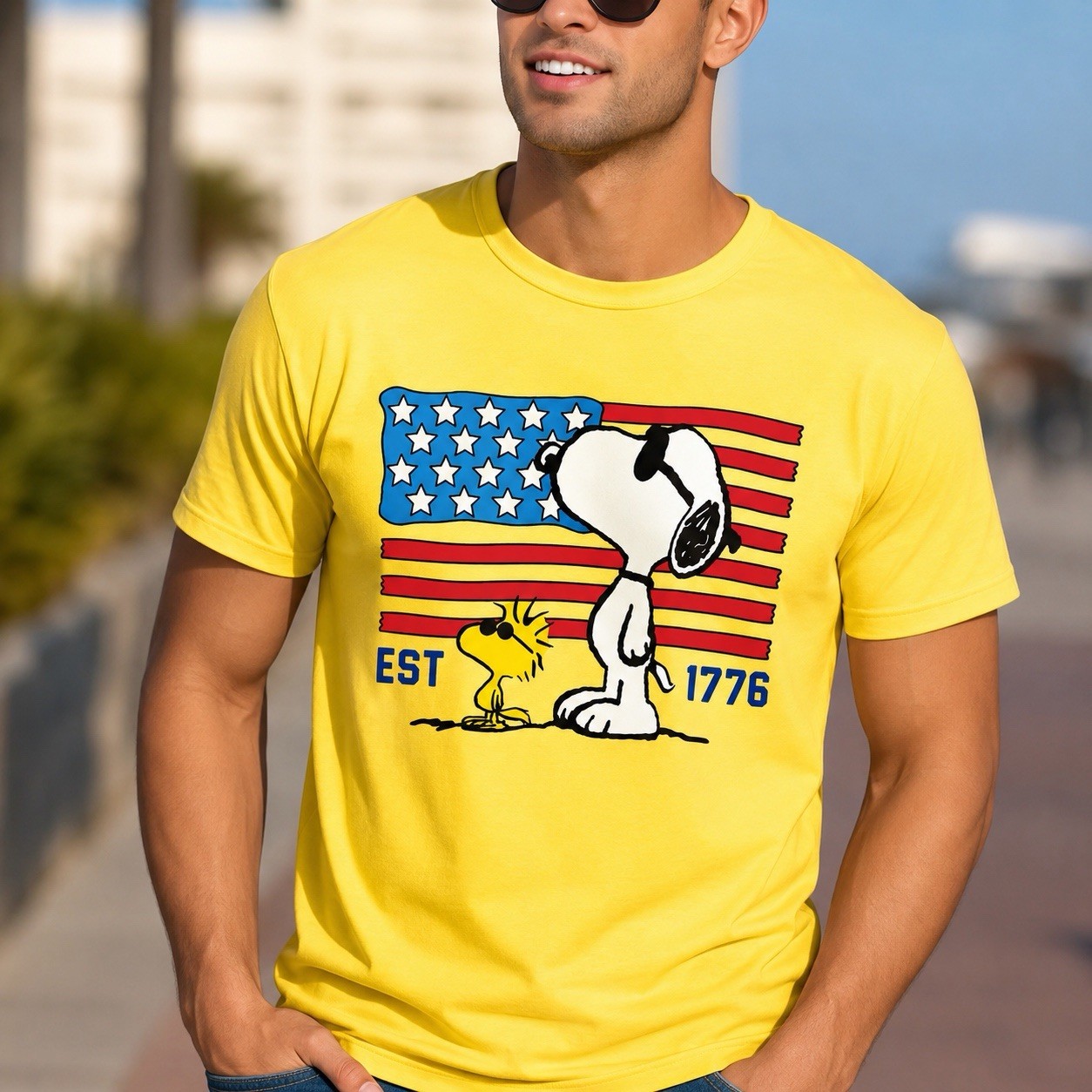 America 250th Anniversary Shirt, Patriotic Snoopy Tee, Funny 4th Of July Shirt