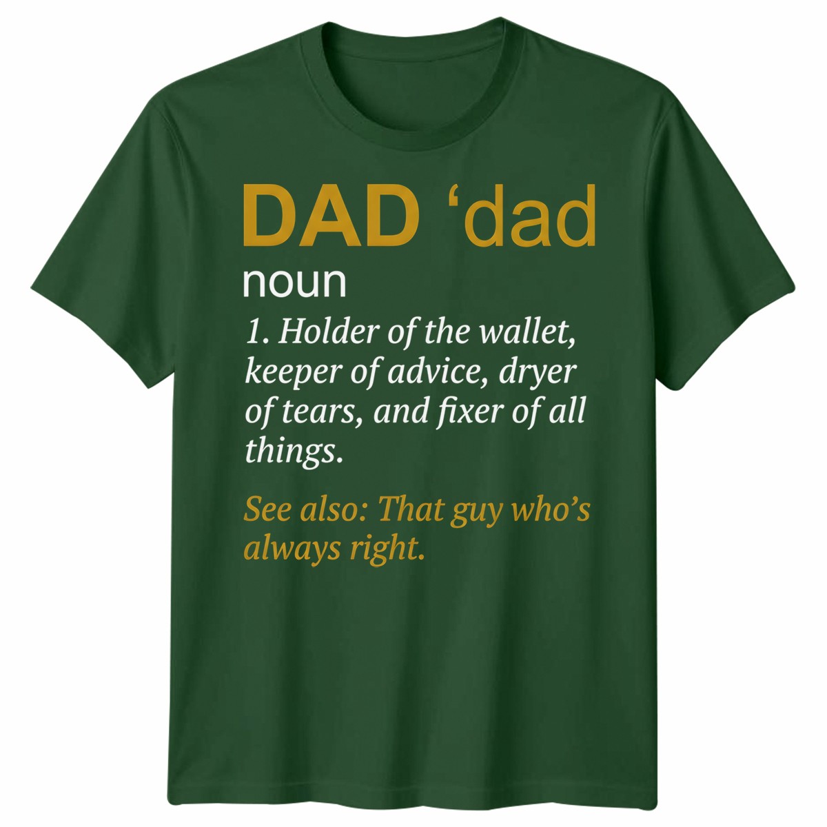 Fathers Day Mens T Shirt A Daughters First Love Daddy Definition Graphic Tee