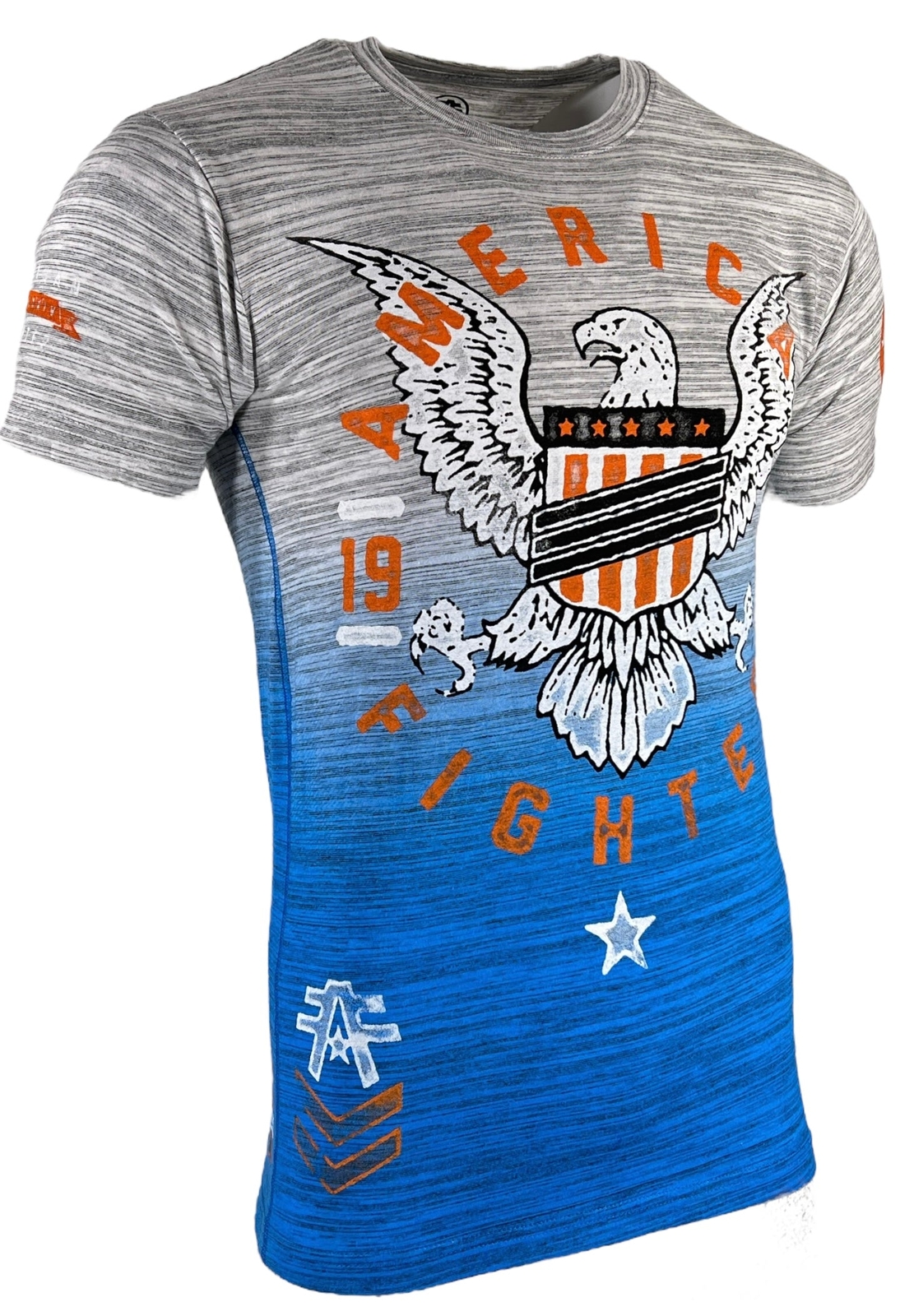 American Fighter Men&rsquo;s T-shirt VANDERPAINT Crew neck Athletic Eagle MMA