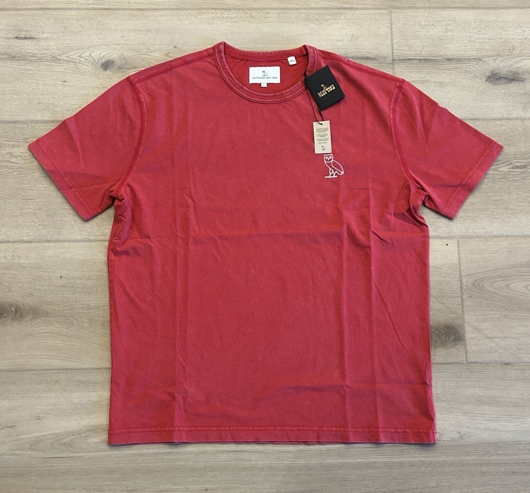 OVO October’s Very Own Red Owl Logo Short Sleeve TShirt Men’s Size Large NWT