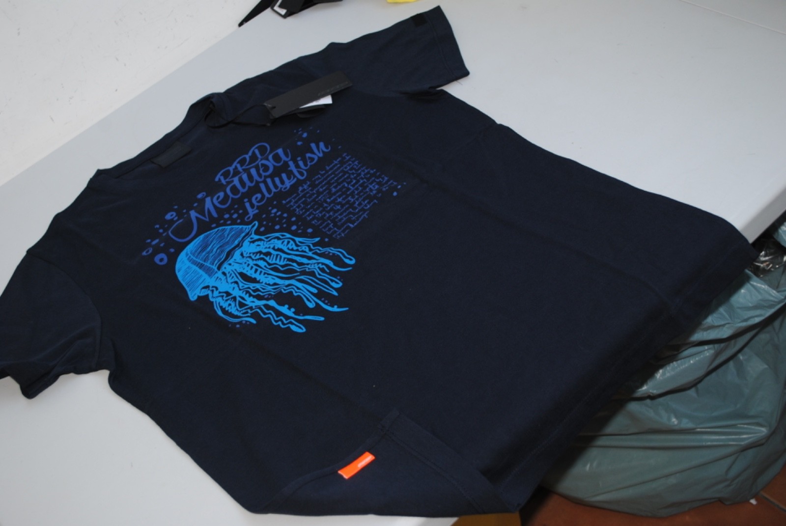 RRD ROBERTO RICCI DESIGN SHIRT COTTON ELAST. SIZE XL-52 95.00 CART. BLU A1