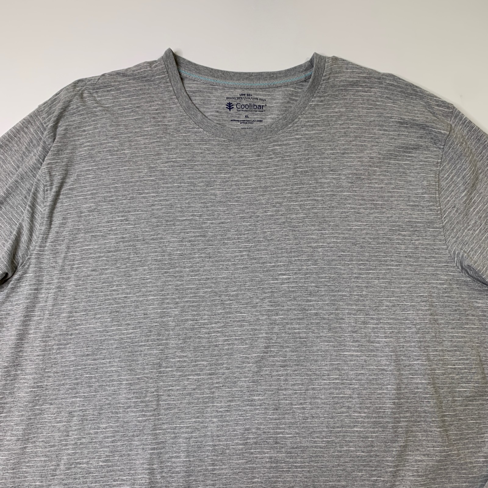 Coolibar T Shirt Mens Extra Large Morada Everyday Long Sleeve Crew Neck UPF 50+
