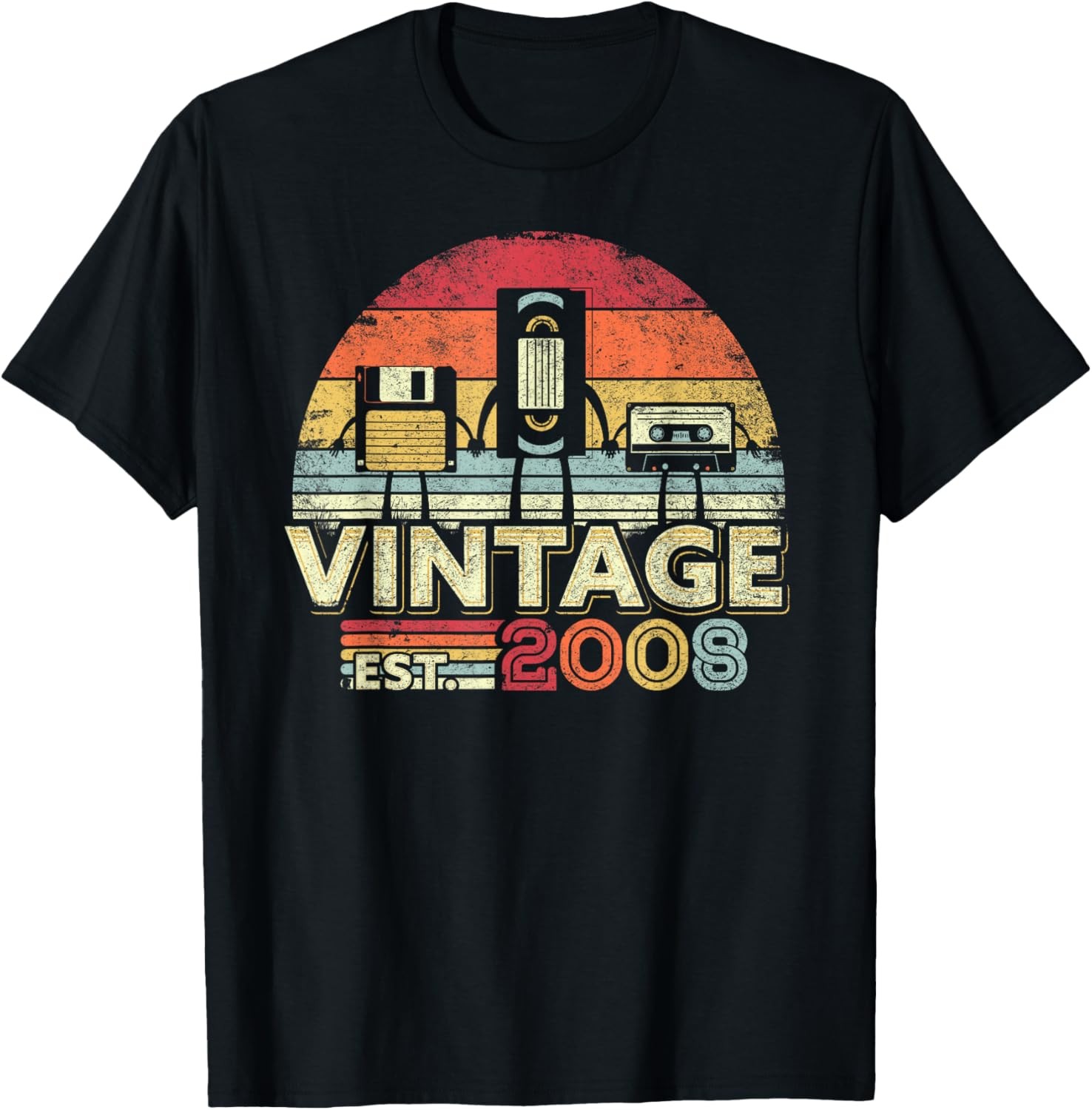 2008 Shirt. Vintage Birthday Gift, Funny Music, Tech Humor T-Shirt