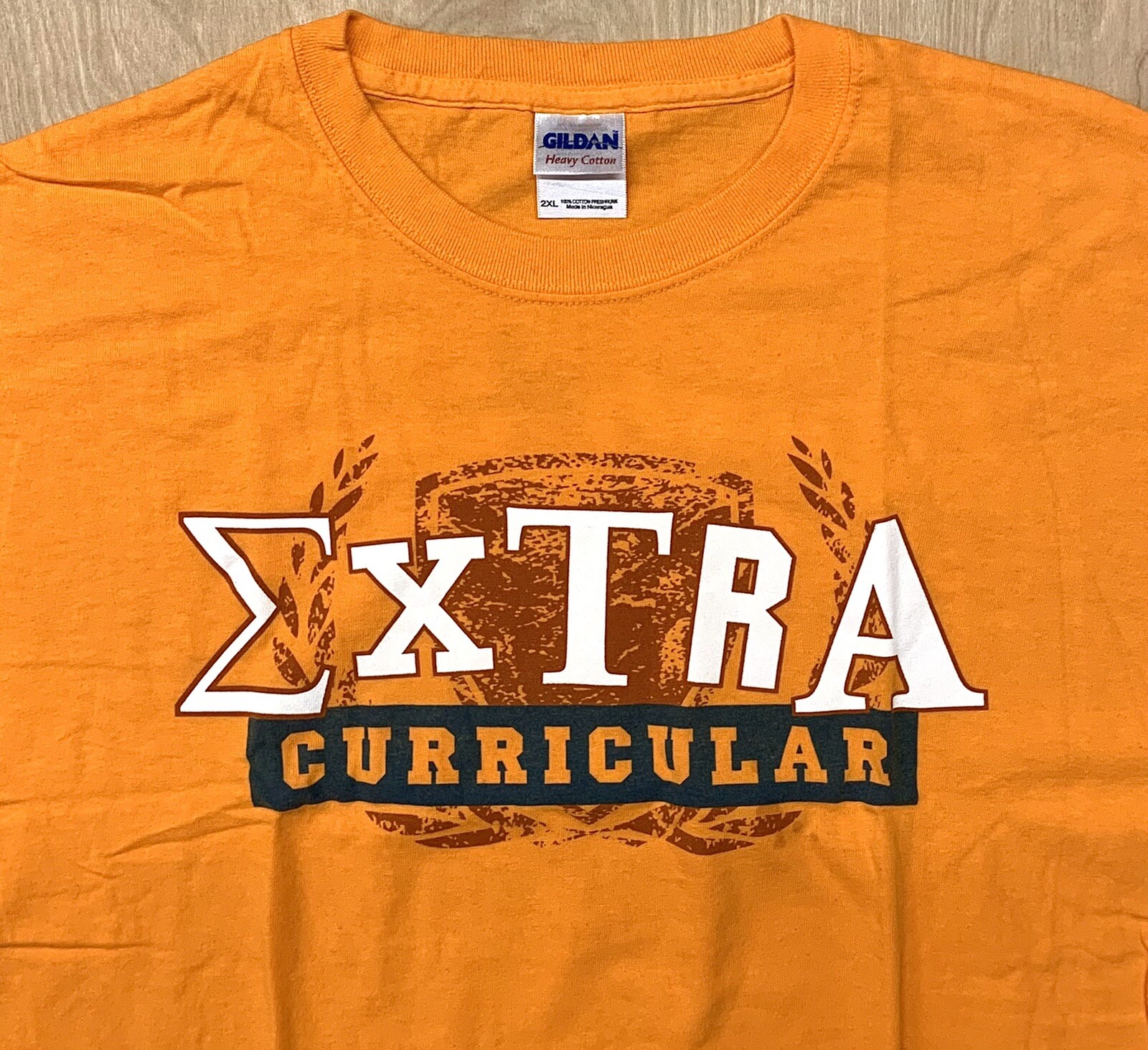 Extra Curricular • Finish Line Sneakerology T-shirt 2XL 100% Cotton Orange XXL