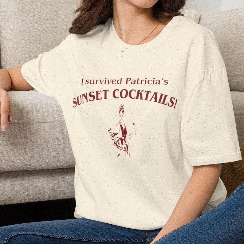 Widow&rsquo;s Bay, I Survived Patricia&rsquo;s Sunset Cocktails T-Shirt, Pop Culture