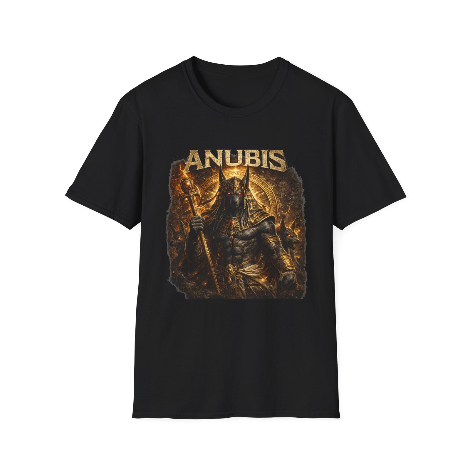 Anubis God Of Egypt T Shirt Ancient Egyptian Deity Graphic Tee