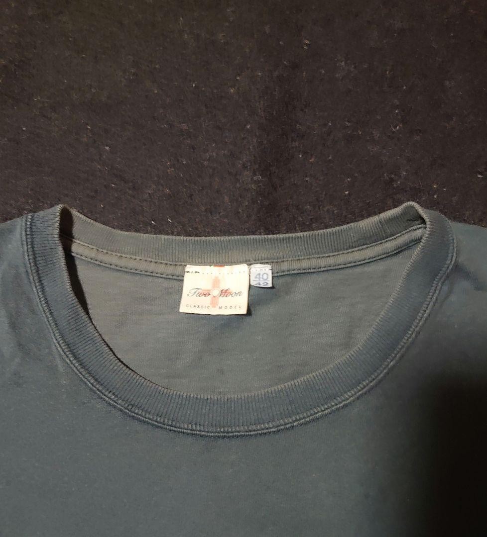 TwoMoon T-Shirt Blue M – Slightly Faded Neckline