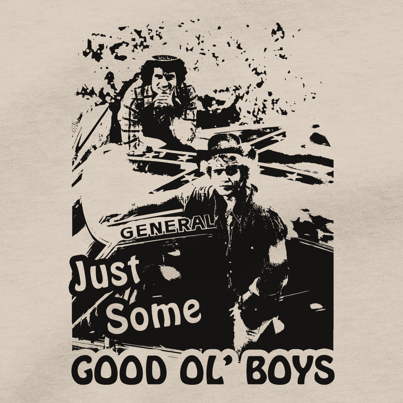 GOOD OL BOYS T Shirt Waylon Jennings Moonshine Whiskey Shot DUKES of HAZZARD Tee