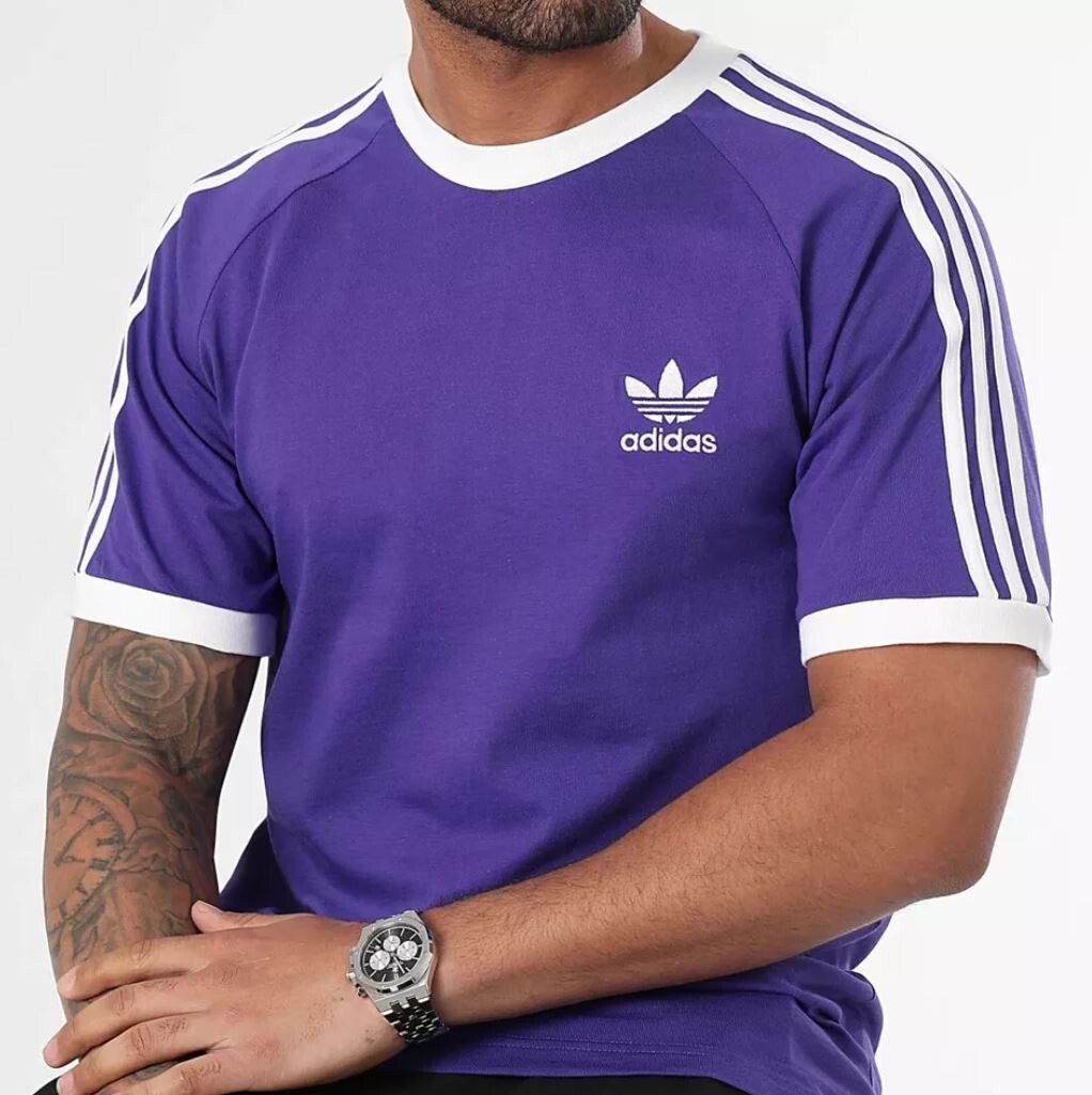 NEW MENS ADIDAS ORIGINALS CALIFORNIA 3 STRIPES TREFOIL SHIRT ~SIZE XL #IZ2369