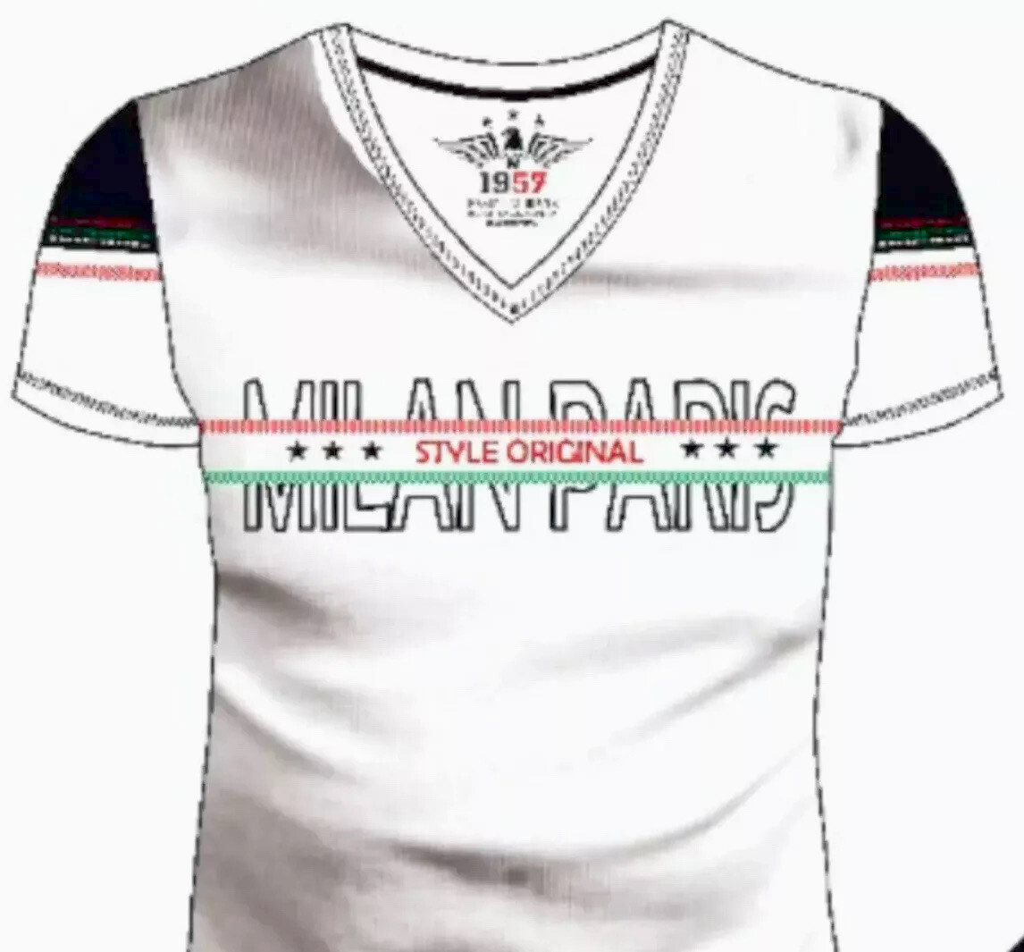 . Men&rsquo;s 1957 Cotton T Shirt,Italian Style,Slim Fit,Stretch S M XL….D2.