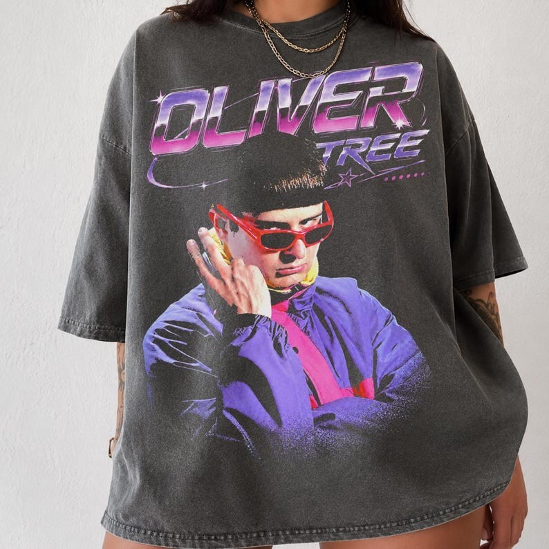 Oliver Tree Shirt, Y2K Graphic Tee, Retro Oliver Tree T-Shirt