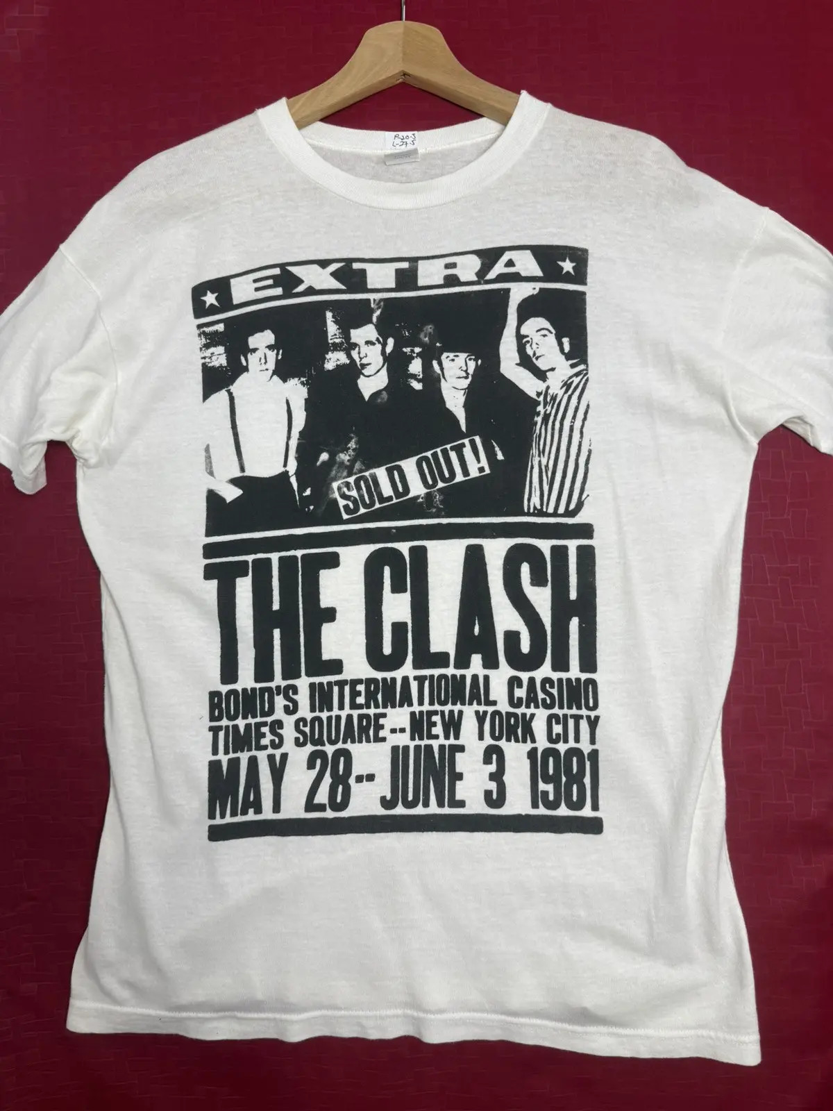 Rare The Clash Band Sold Out! Shirt Unisex All Size K382