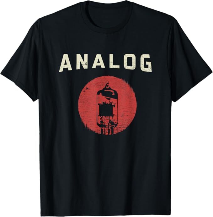 Vacuum tube amp analog vintage retro 80&rsquo;s 90&rsquo;s t shirt T-Shirt