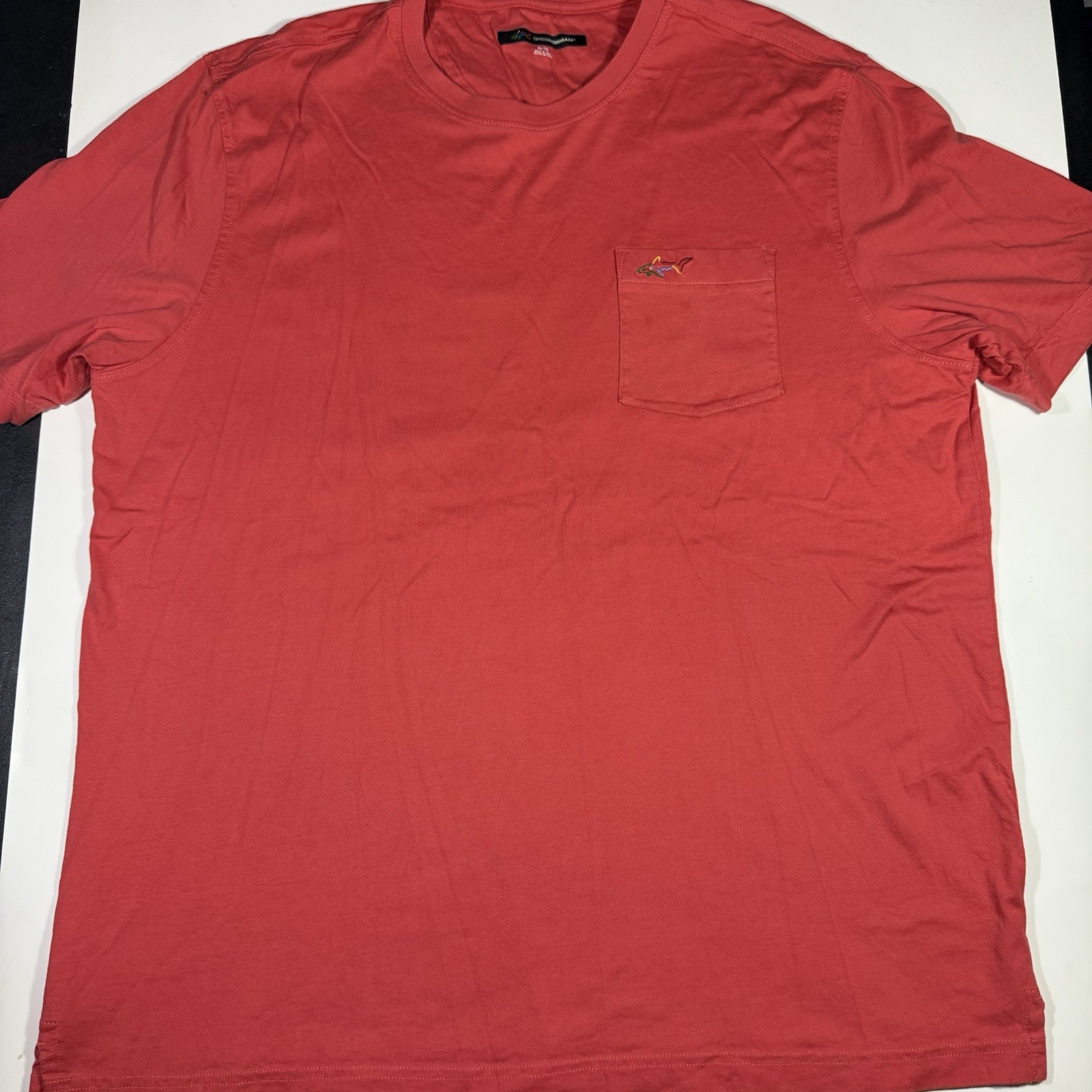 Adult XL Greg Norman Embroidered Logo Pocket T-Shirt