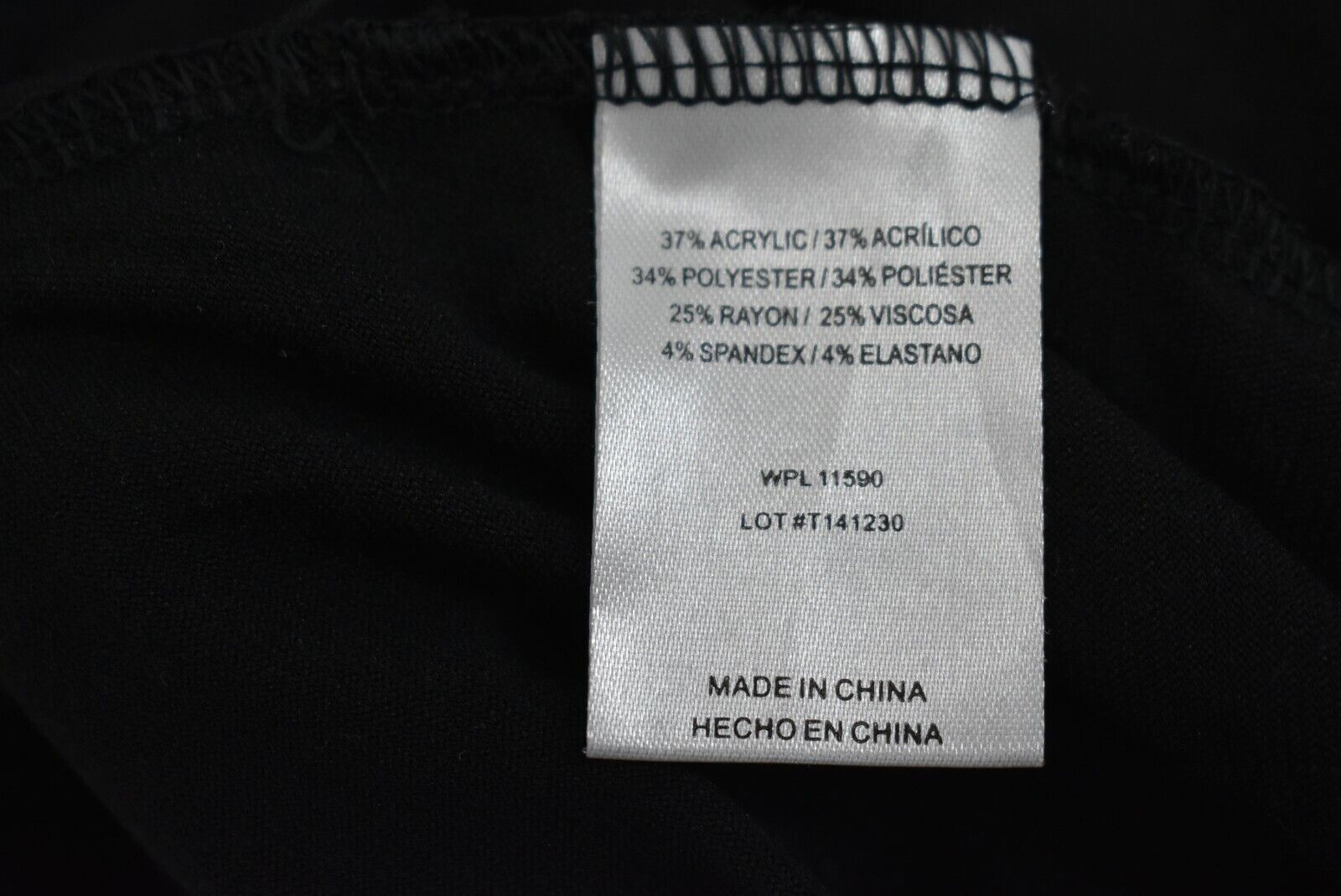 32 Degrees Heat Mens Black High Neck Stretch Comfort-Fit Long Sleeve T-Shirt M