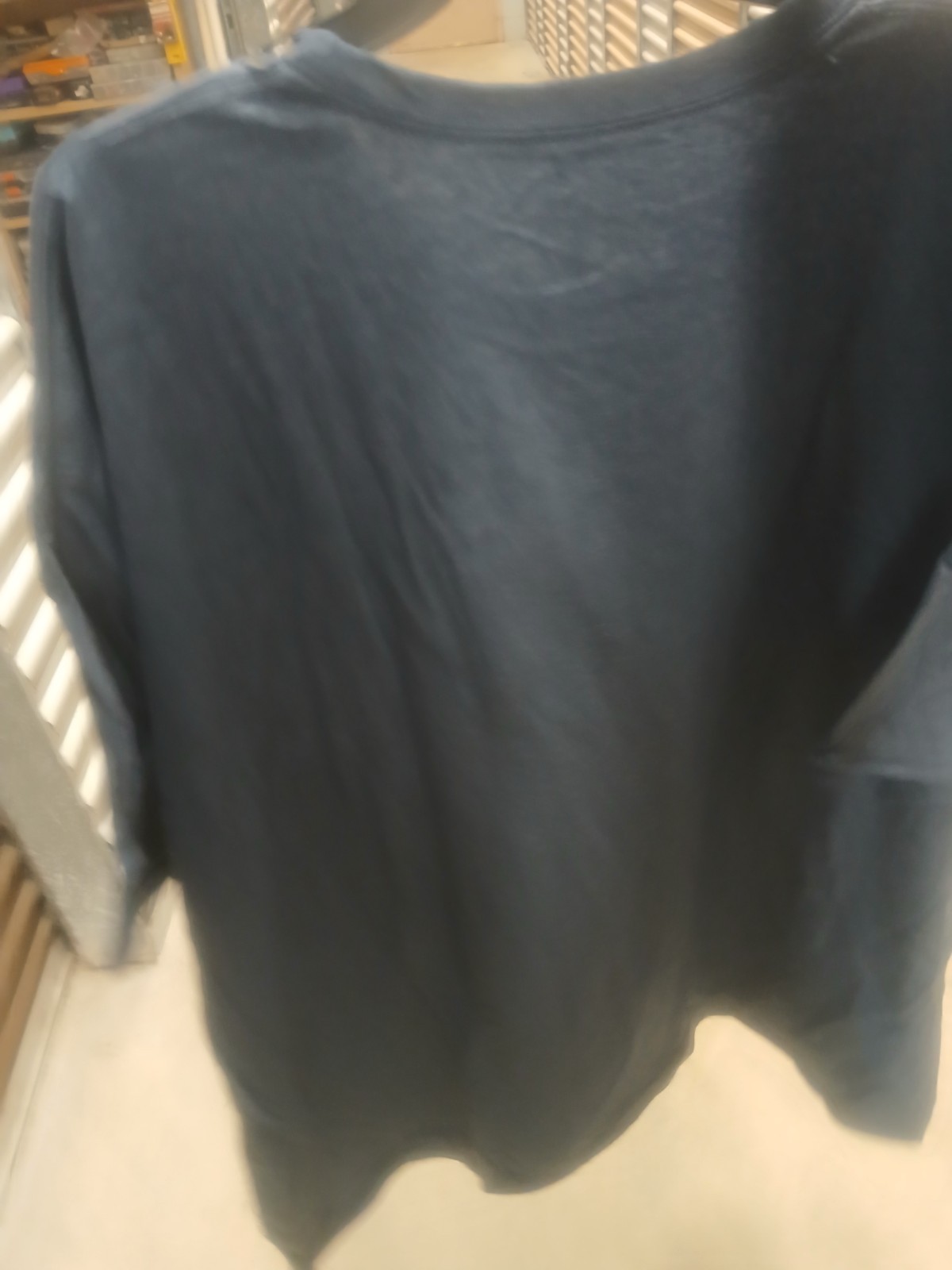 Athletic Works No Pocket Cotton Tee Men&rsquo;s Size 4XL Blue Cove Heather NWT