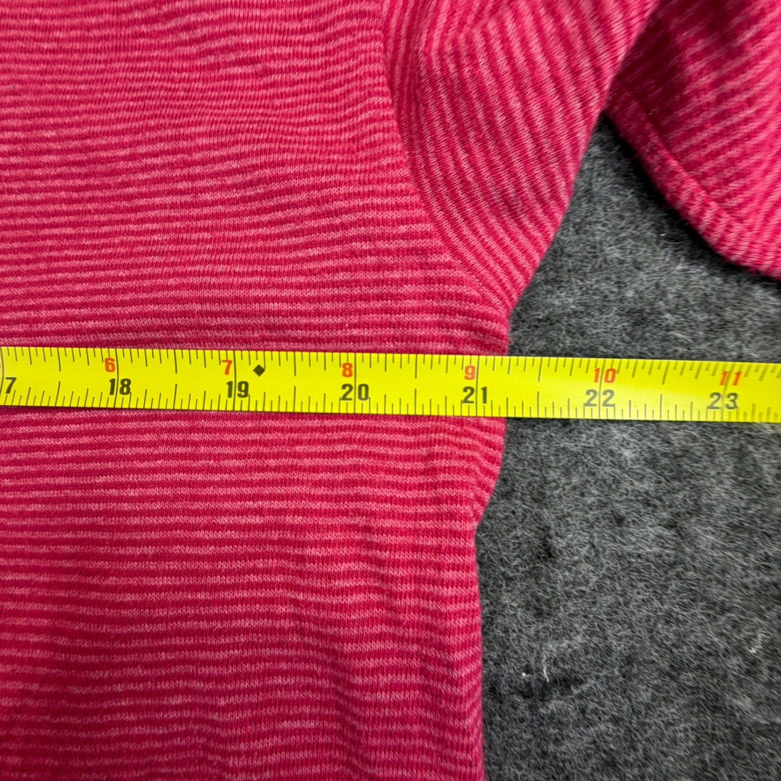 Vintage Cal Cru Wildwood New Jersey T-Shirt Mens Large Red Single Stitch Striped