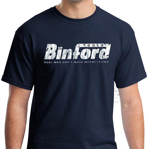 BINFORD TOOLS Funny Home Improvement TEE Tool Time Retro Tim 90s TV t-shirt