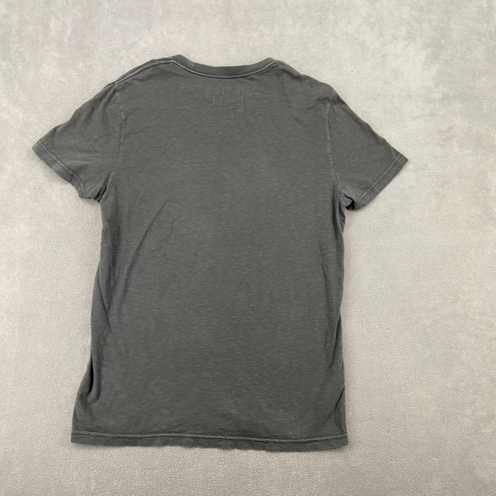 American Eagle Outfitters T Shirt Mens Large Gray Space Dye Cotton Athletic Fit