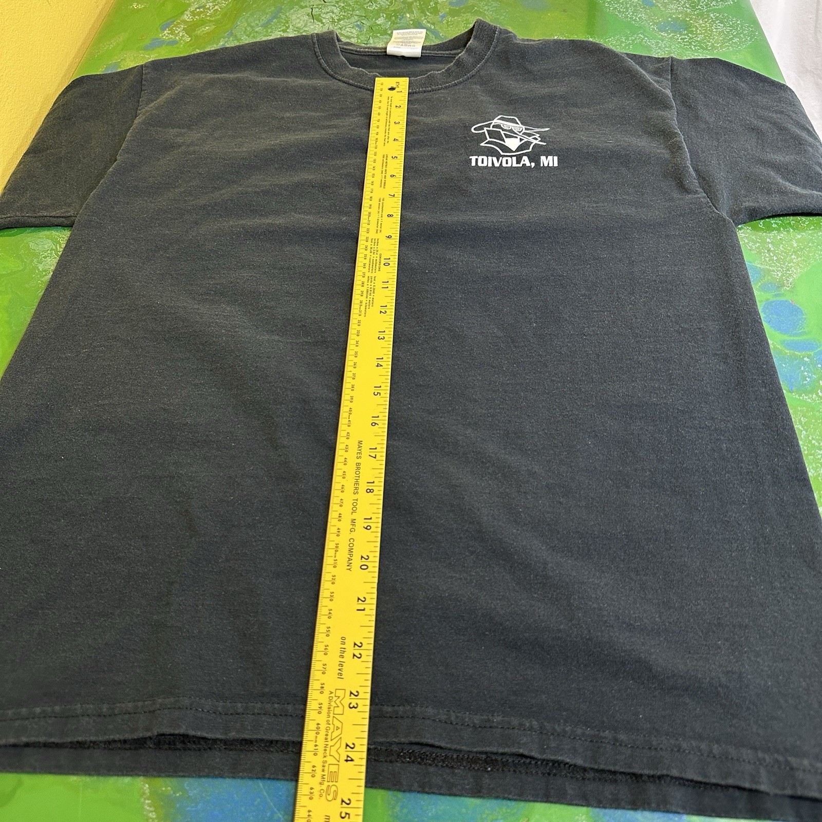 Vintage Toivola Michigan The Mosquito Inn T-Shirt Large Buzz in Get Buzzed Biker