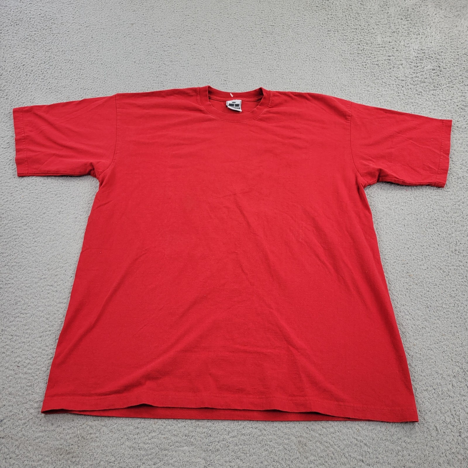 John Son Super Heavy Weight Shirt Mens 2XL XXL VTG Red Short Sleeve