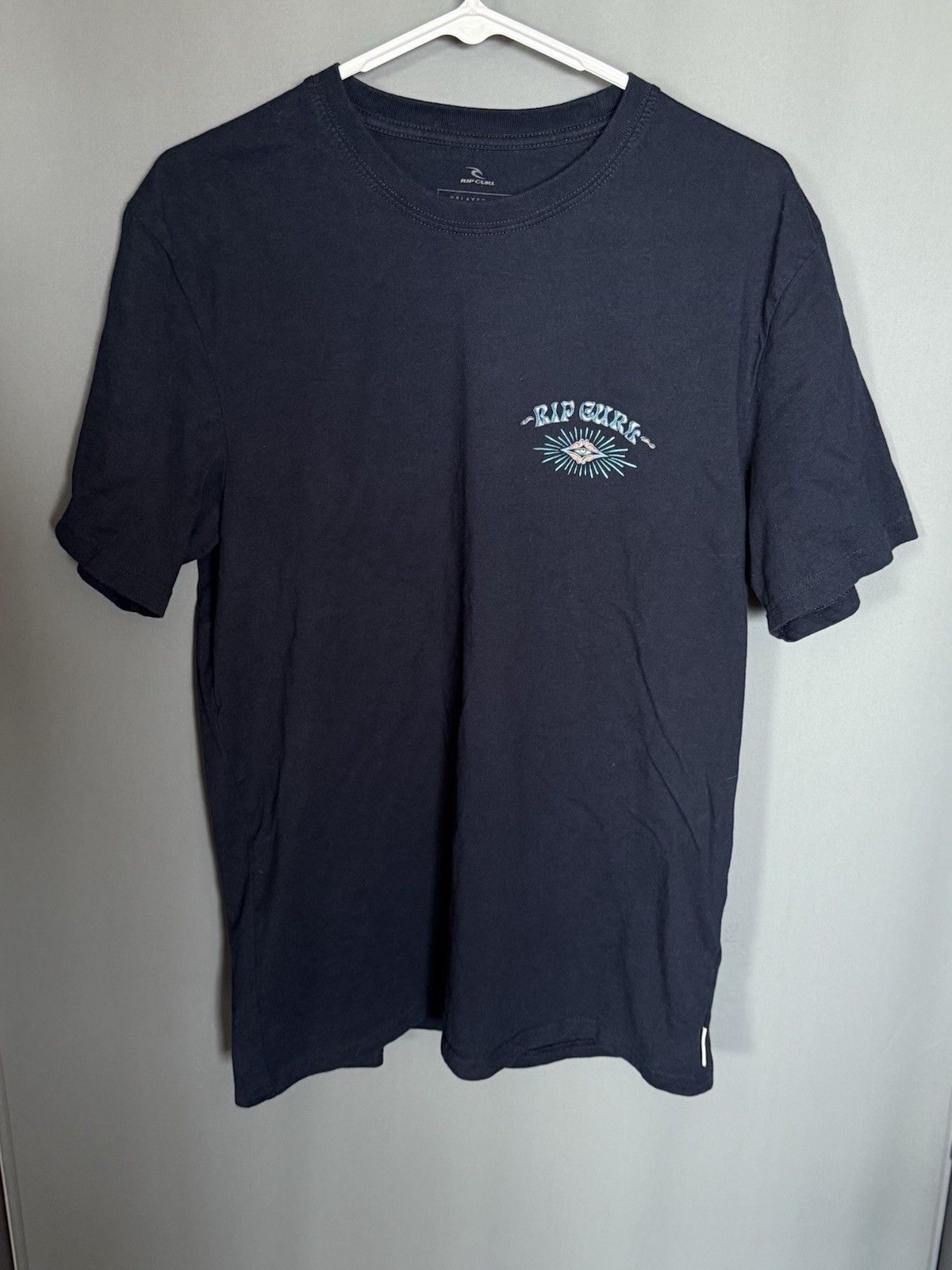 RIP CURL Navy Blue Front and Back Graphic T Shirt Men&rsquo;s Size Medium