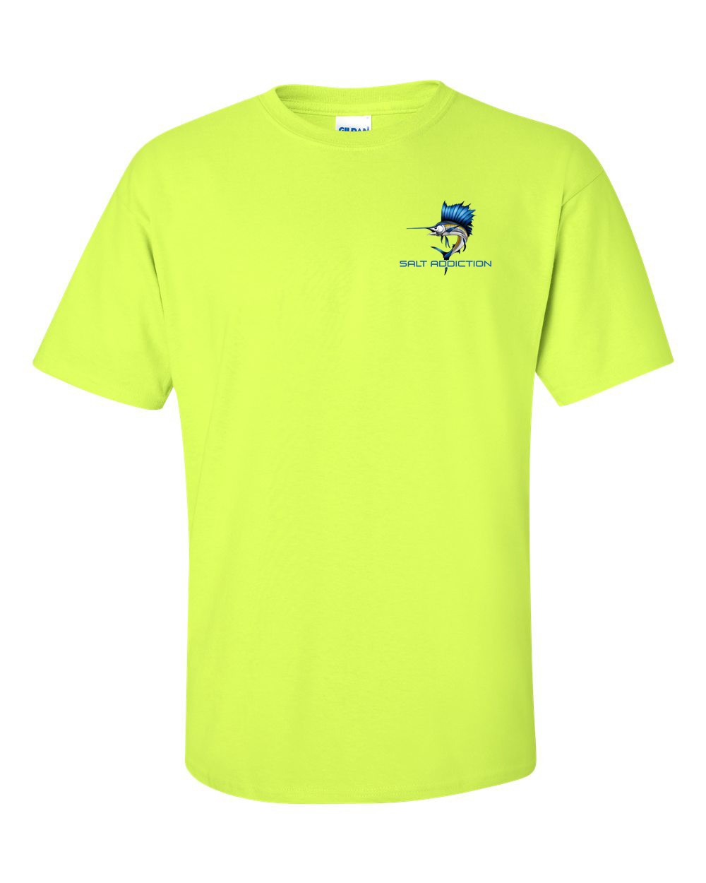 Salt Addiction Deep Sea Sailfish Fishing Short Sleeve T Shirt Ocean