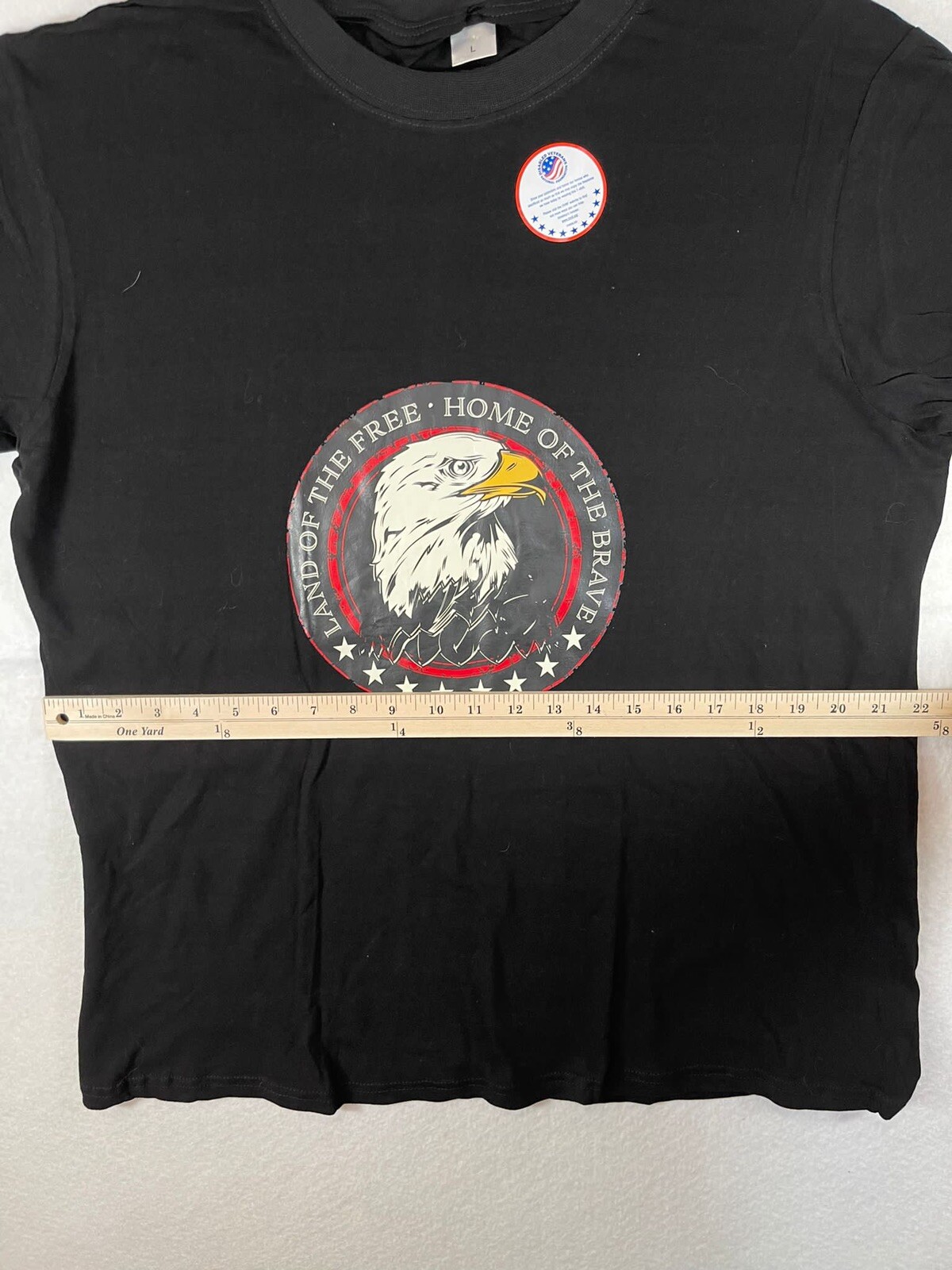 Land Of The Free – Home Of The Brave » Mens T-Shirt Size Large Unisex