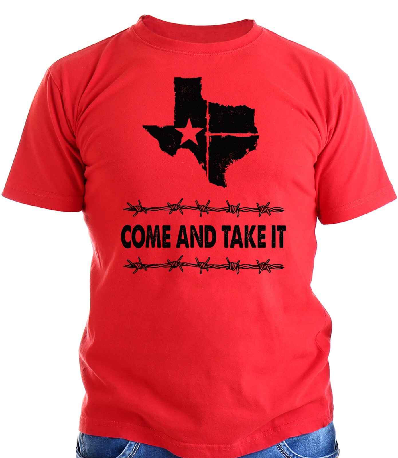 Texas Come And Take It T-shirt Border Security Patriotic USA Texas Map T-shirt