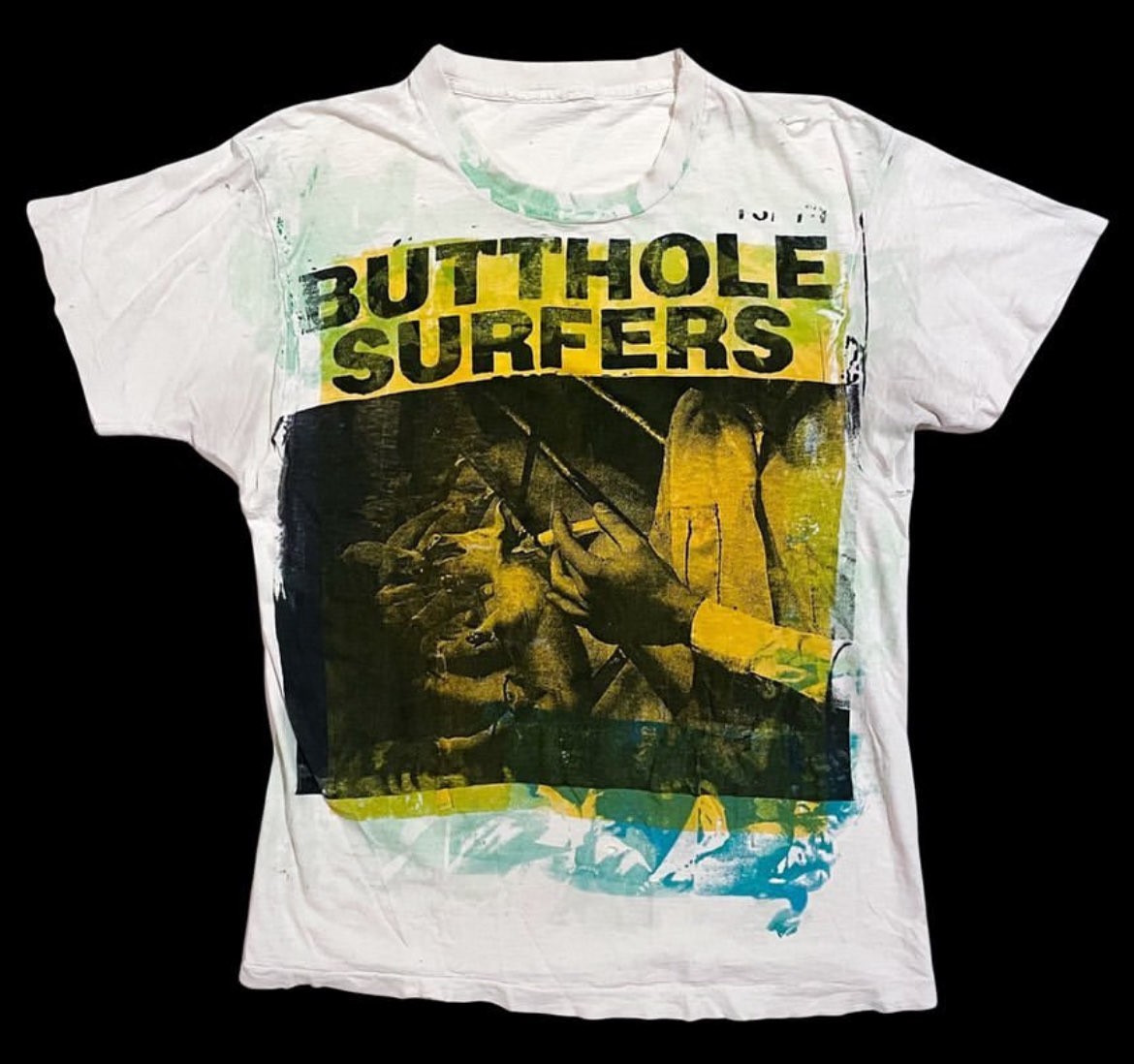 Vintage Butthole Surfers Shirt Don Rock 1987 / 88 Noise Rock