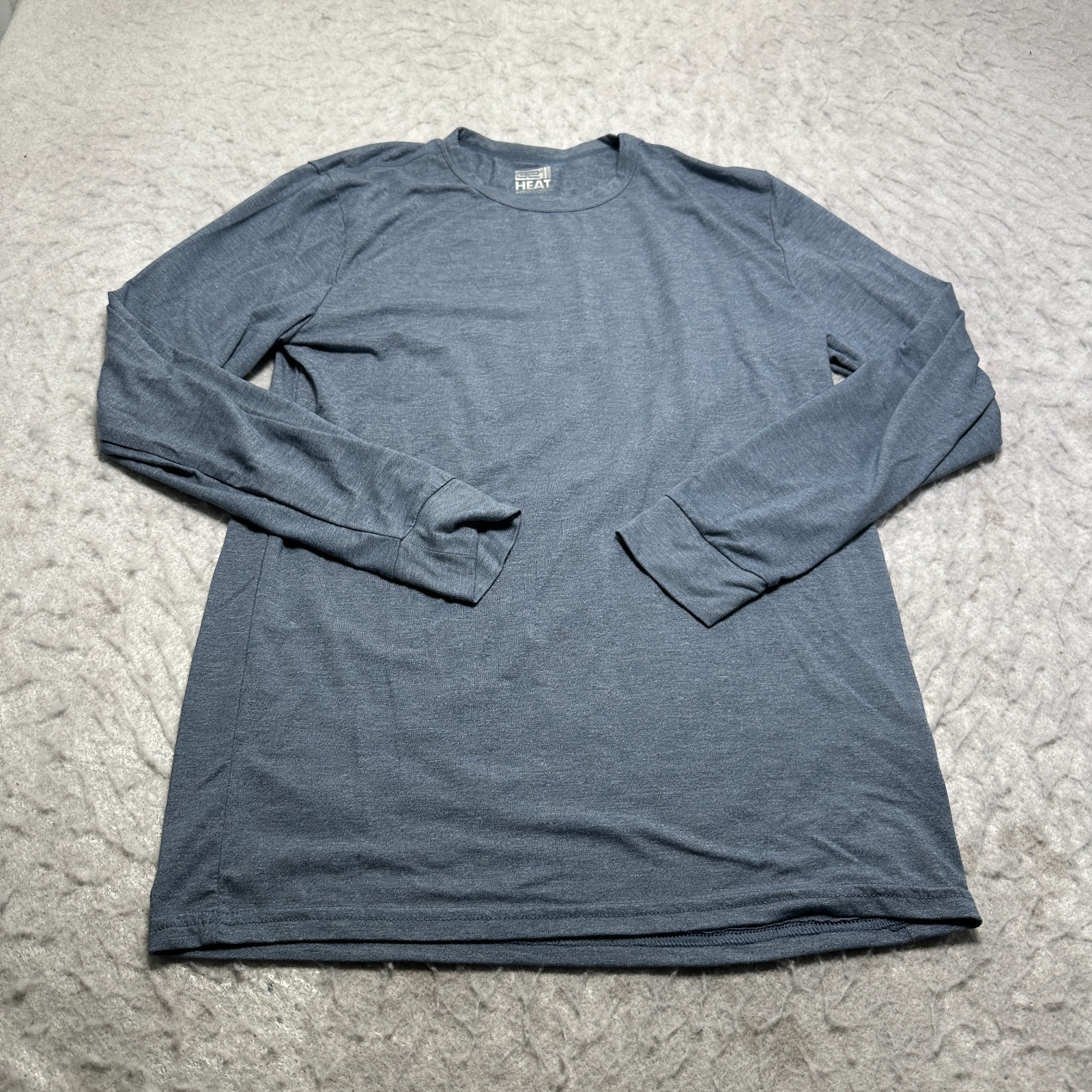 32 Degrees Thermal Shirt Gray Lightweight Crew Neck Mens Size Medium M