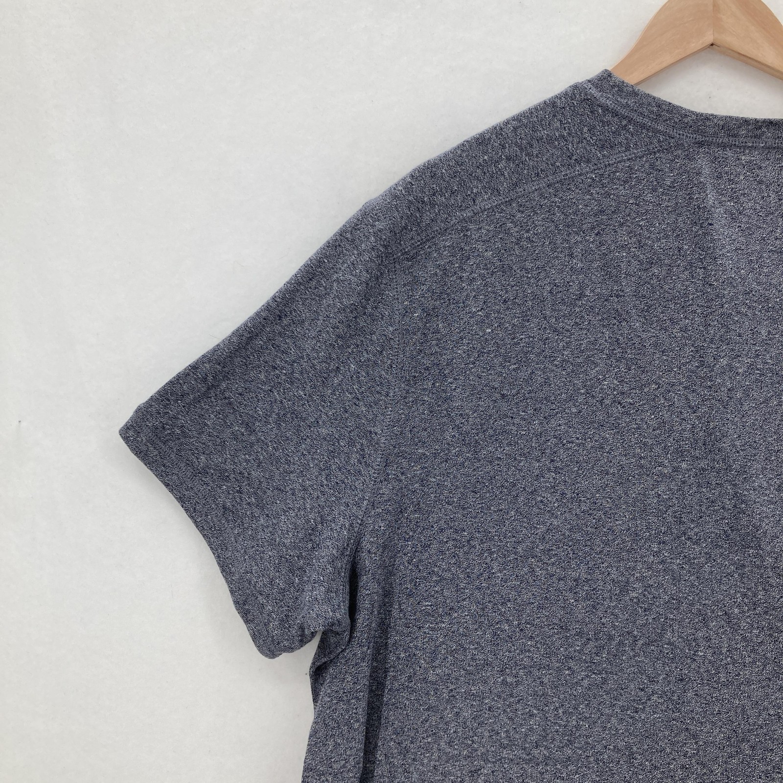 APT.9 Shirt Mens 2XL Gray Heather Premier Flex Short Sleeve Henley Tee Stretch
