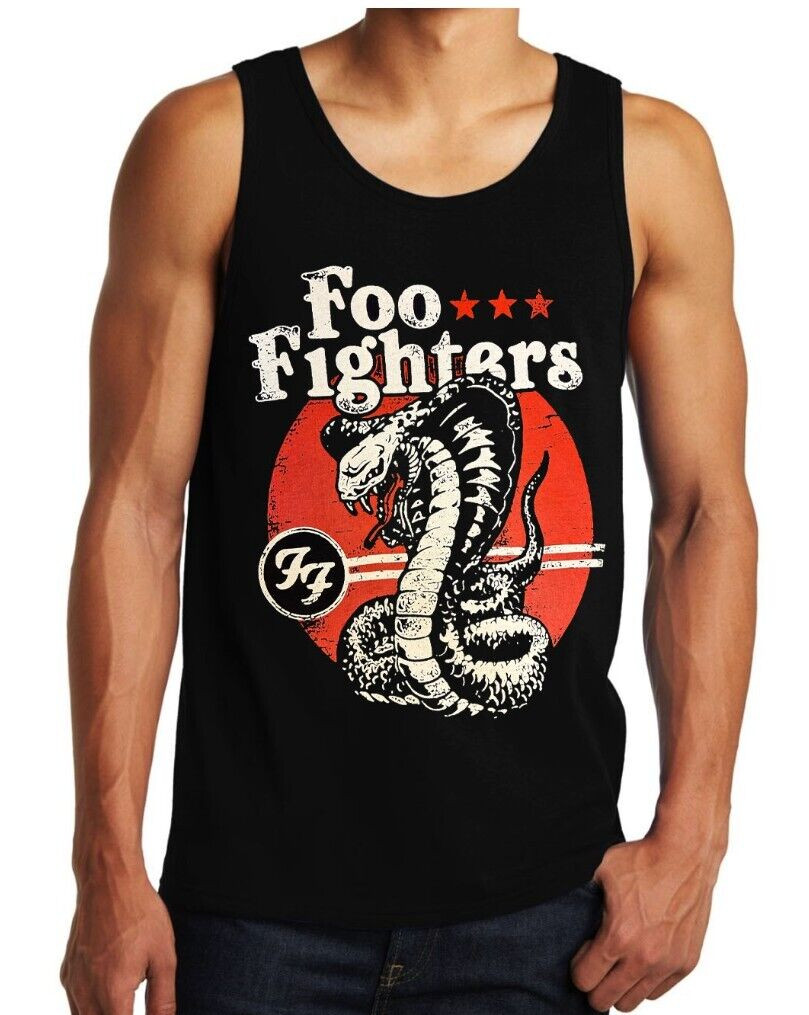 FOO FIGHTERS HEAVY metal Band Black Tank Top Men&rsquo;s Sizes