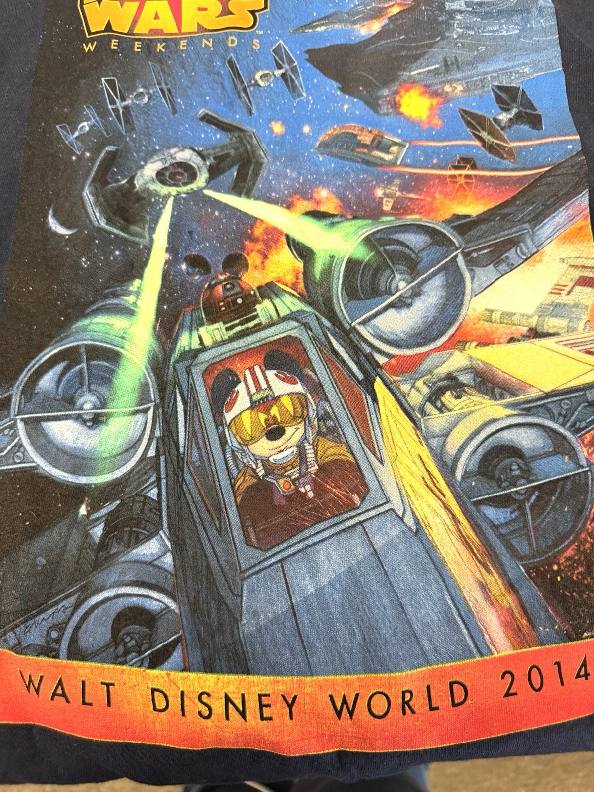 NEW Disney World Star Wars Weekends 2014 T Shirt NWT Join the Rebellion XXL